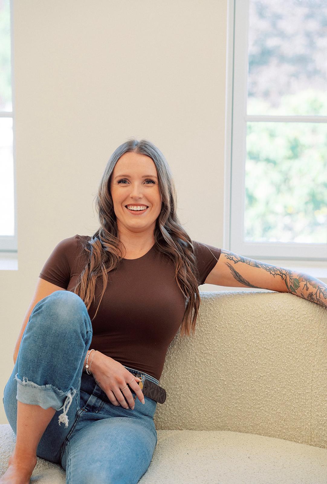 Danita seated and smiling
